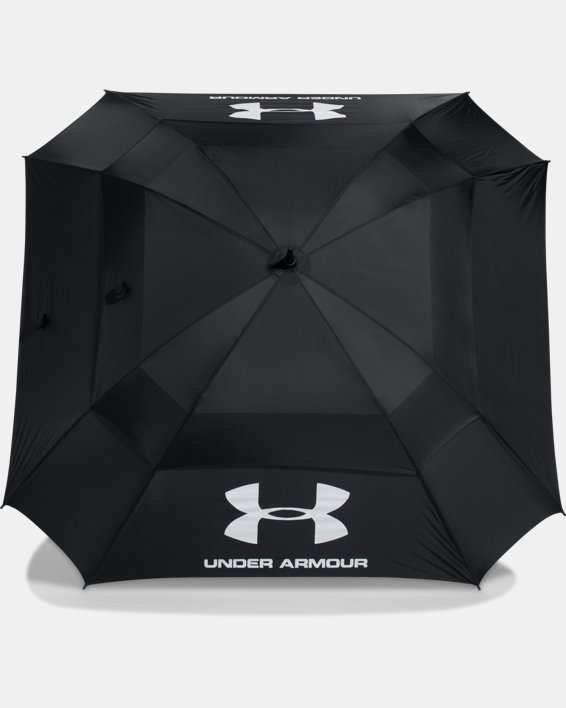 Under Armour Double Canopy Golf Umbrella - Black/Yellow Under Armour Double Canopy Golf Umbrella - Black/Yellow